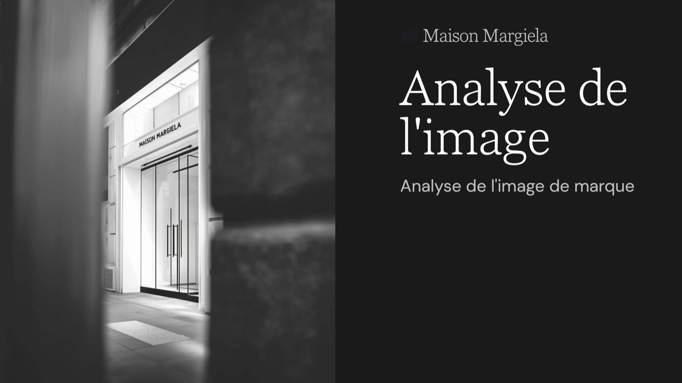 Maison Margiela, première page du deck